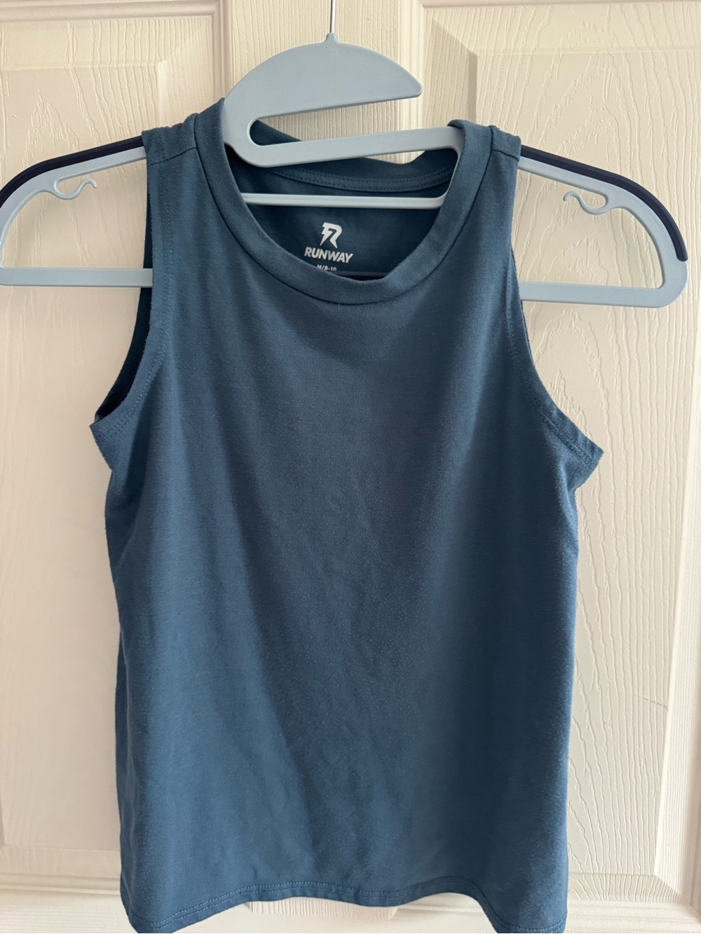 Runway The Boxy Muscle Tank - Teal Blue - Picture 2 of 5